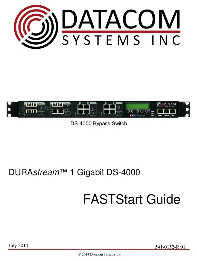 Datacom Systems DURAstream DS-4000 Guide