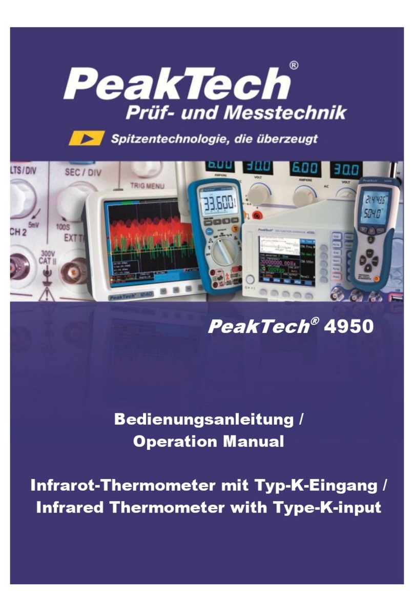 PeakTech 4950 User manual PeakTech 4950 User manual