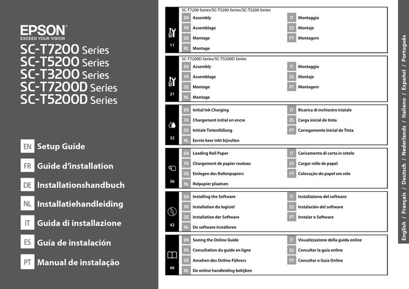 Epson SC-T7200D Series User manual