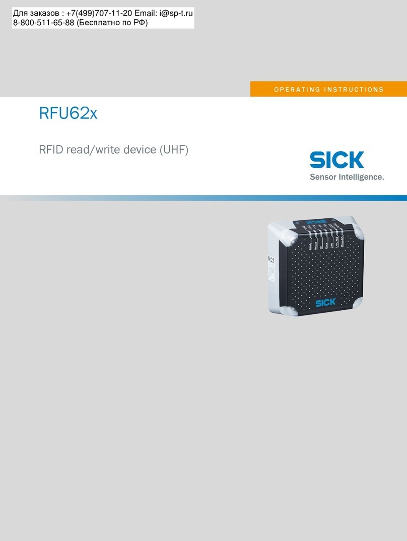 SICK RFU62 Series User manual