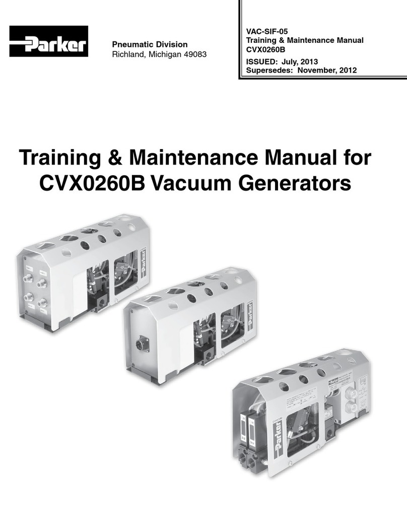 Parker CVX0260B Training & maintenance manual