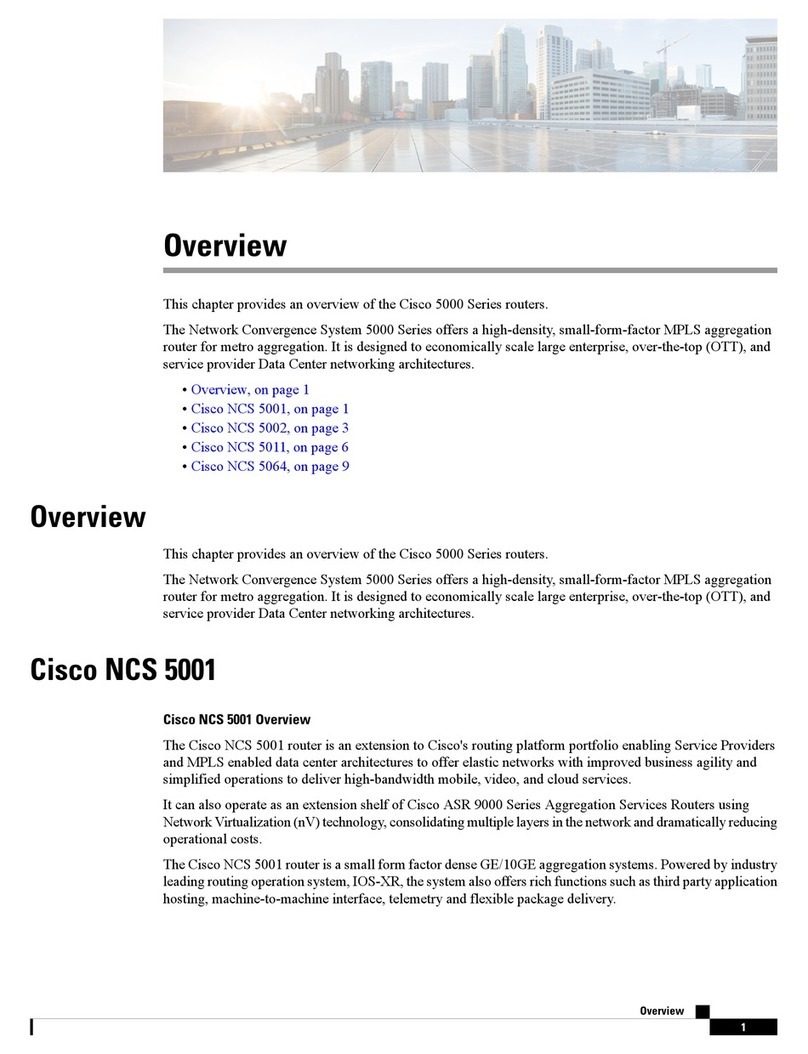 Cisco ASR 5000 Series User manual Cisco ASR 5000 Series User manual