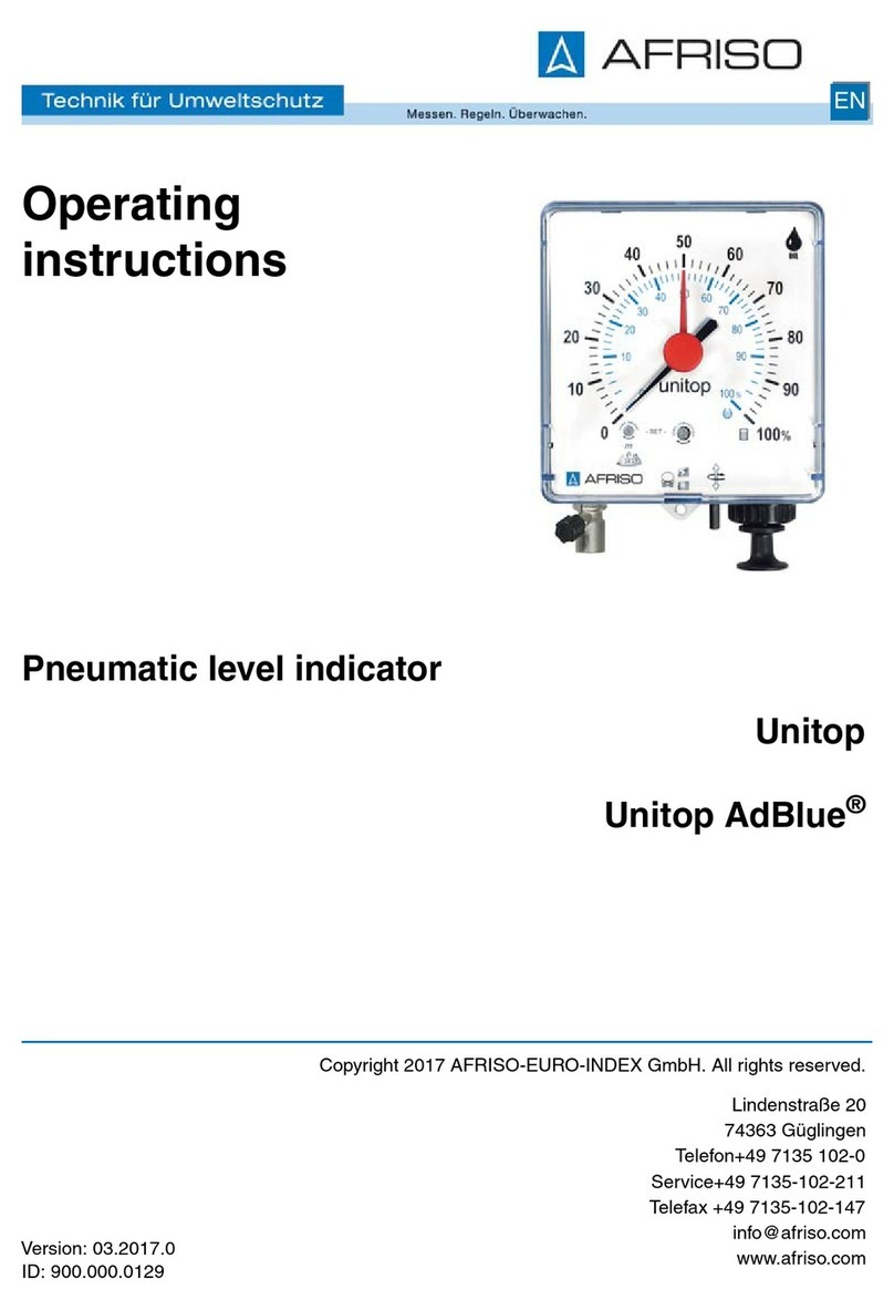 Afriso EURO-INDEX Unitop AdBlue User manual