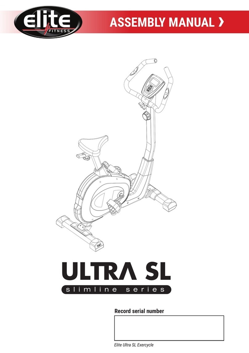 Elite Fitness Slimline Series Assembly manual