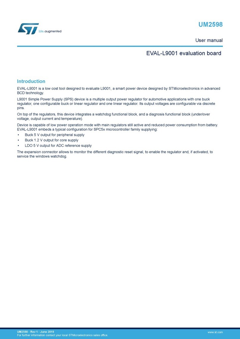 ST EVAL-L9001 User manual