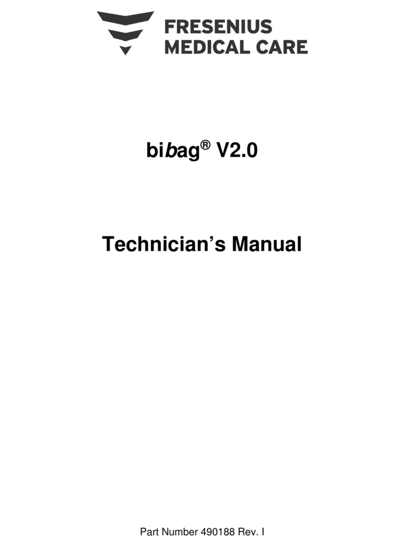 Fresenius Medical Care bibag V2.0 Technician manual Fresenius Medical Care bibag V2.0 Technician manual
