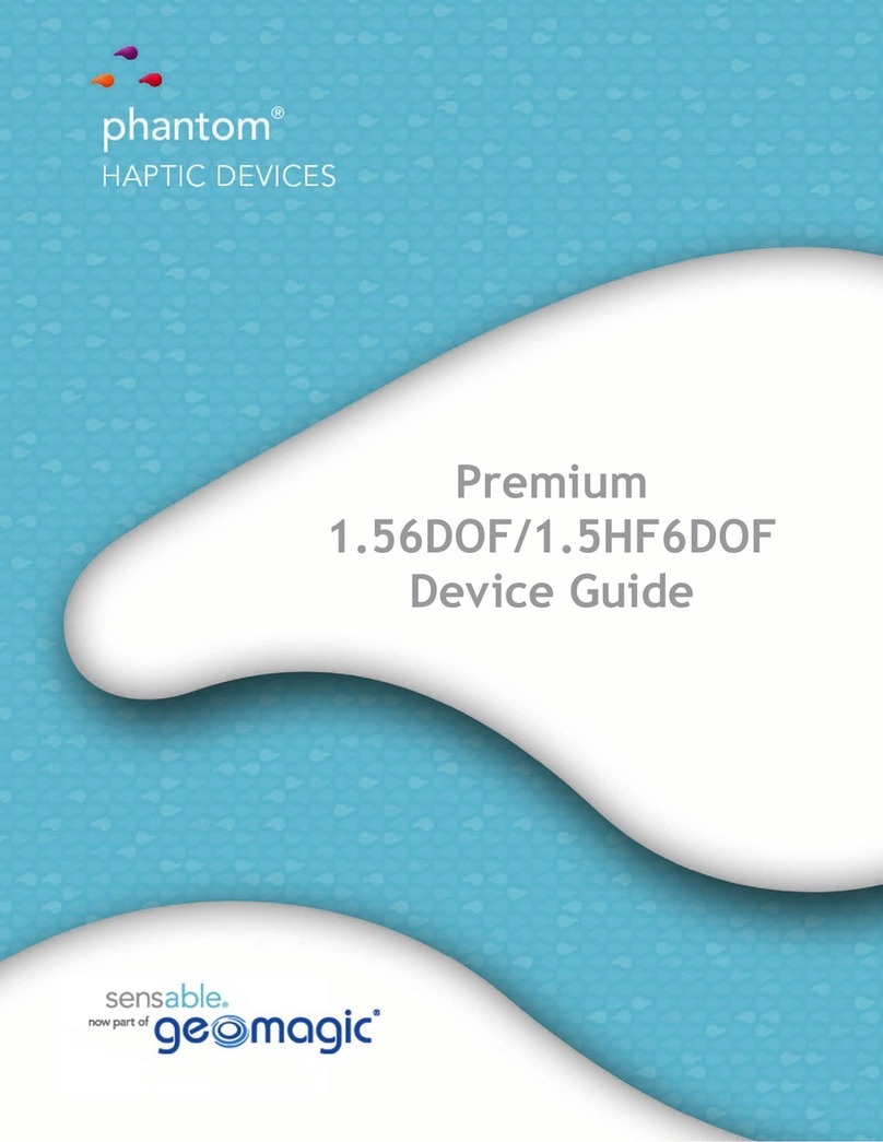 Geomagic Geomagic Phantom Premium 1.56DOF Device guide
