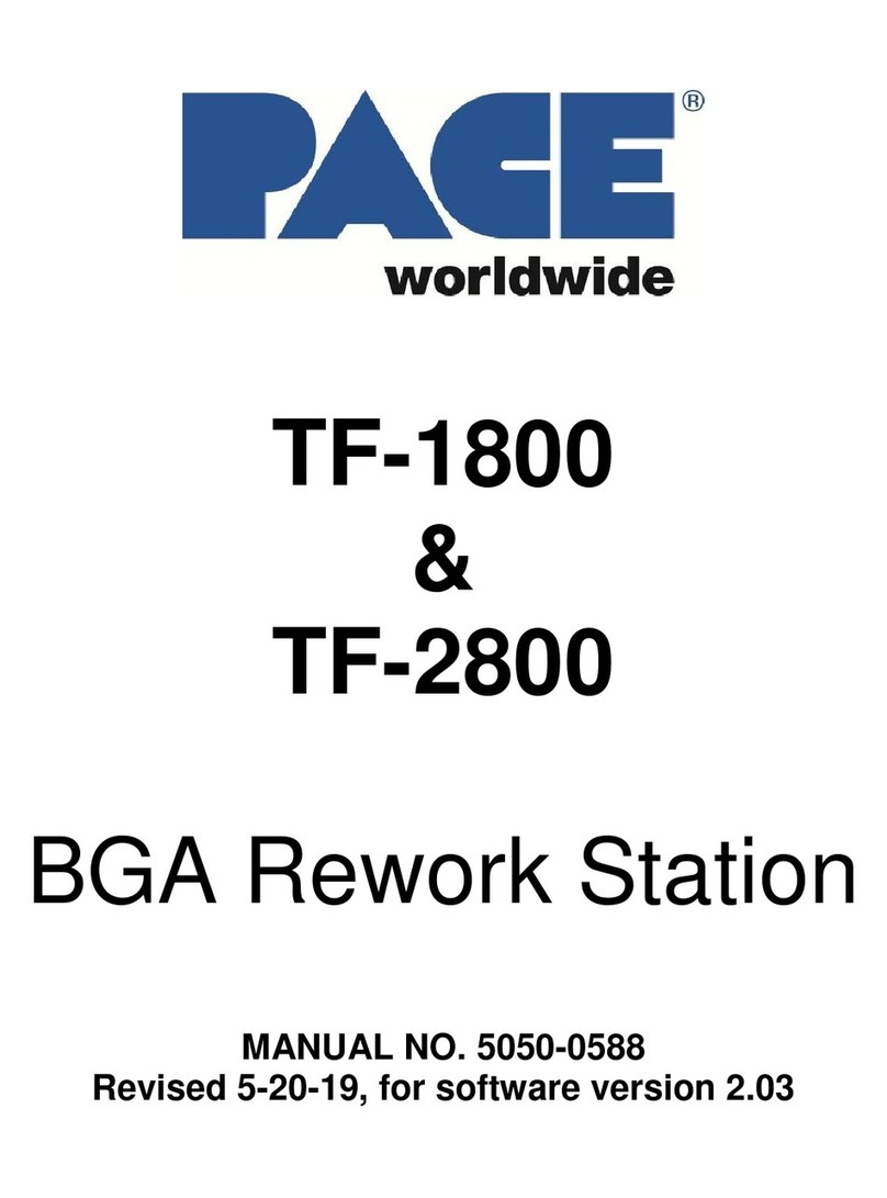 Pace TF-1800 User manual