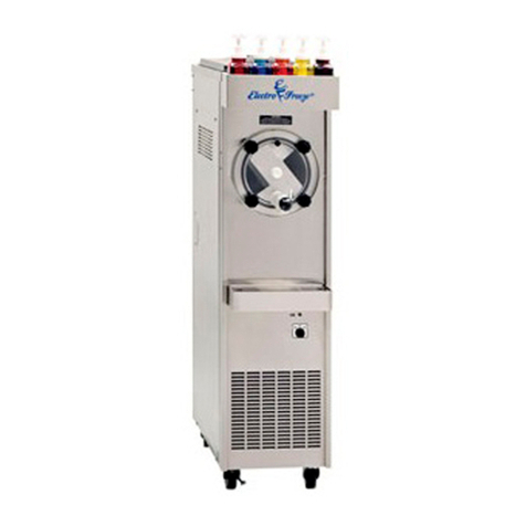 ELECTRO FREEZE 876 Operator's manual