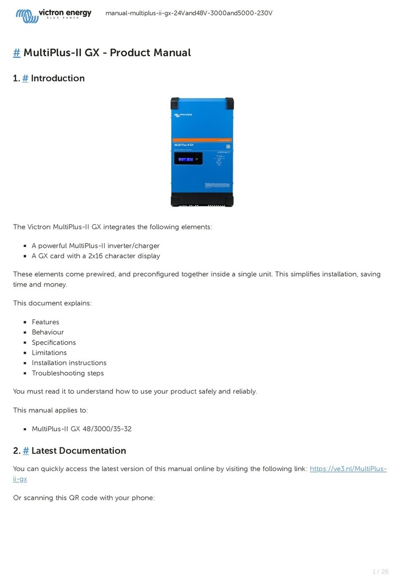 Victron Energie MultiPlus-II GX product manual