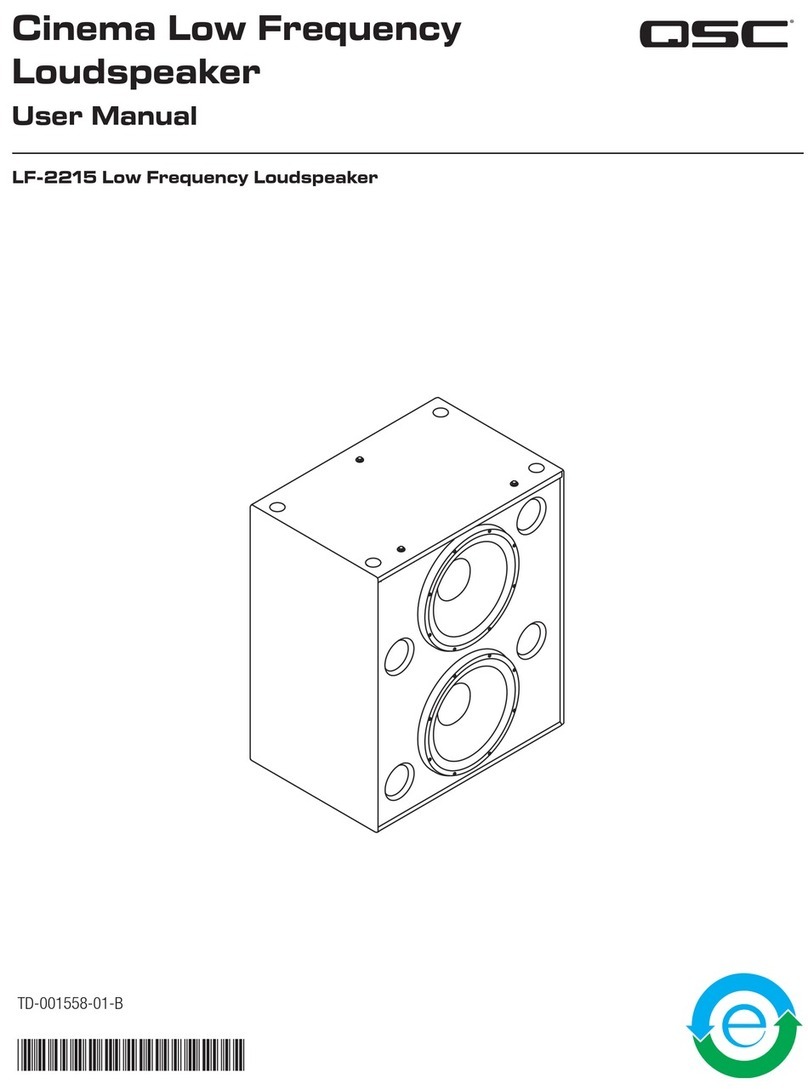 QSC LF-2215 user manual