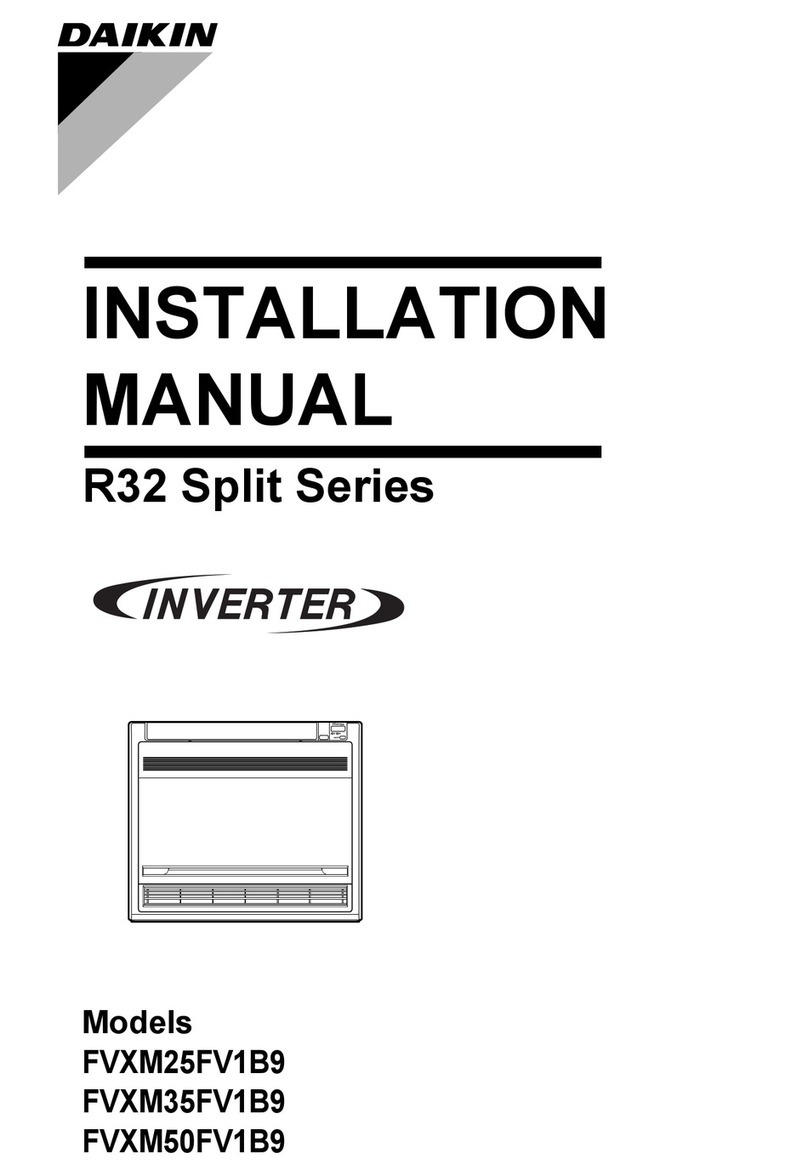 Daikin R32 Split Series User manual
