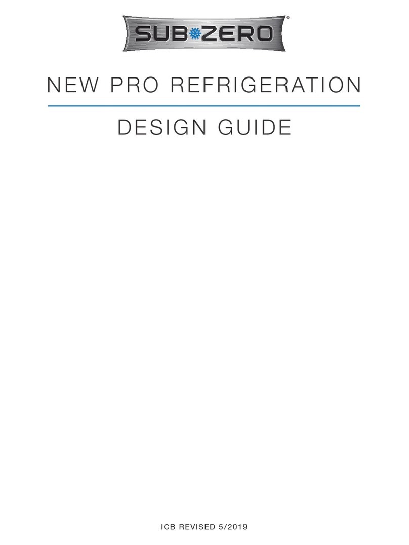 Subzero PRO Refrigeration Series Guide Subzero PRO Refrigeration Series Guide