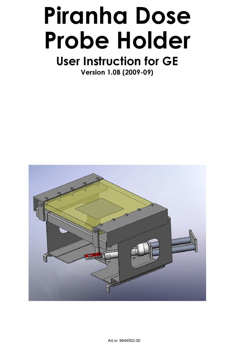RTI Piranha Dose Probe Holder User instruction RTI Piranha Dose Probe Holder User instruction