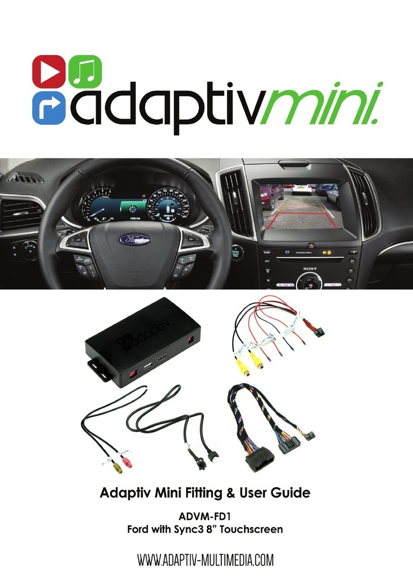 Adaptiv Mini ADVM-FD1 FITTING & USER GUIDE Adaptiv Mini ADVM-FD1 FITTING & USER GUIDE