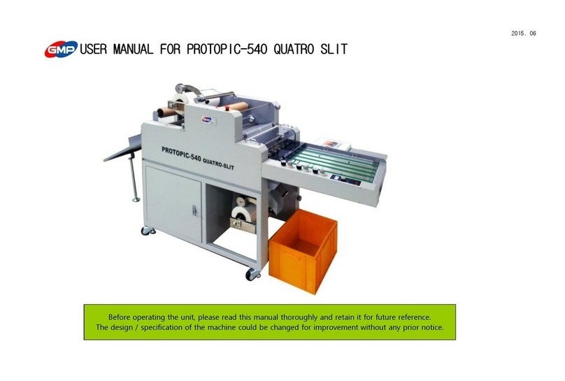 GMP PROTOPIC-540 QUATRO SLIT user manual
