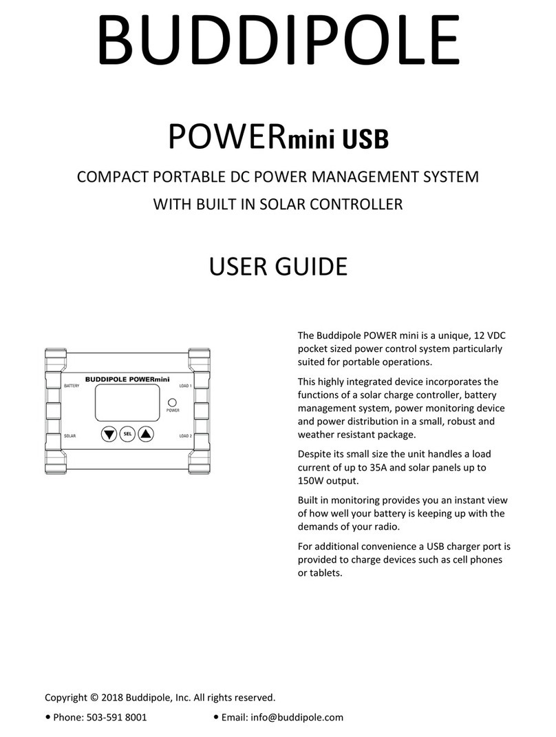 Buddipole PowerMini USB User manual