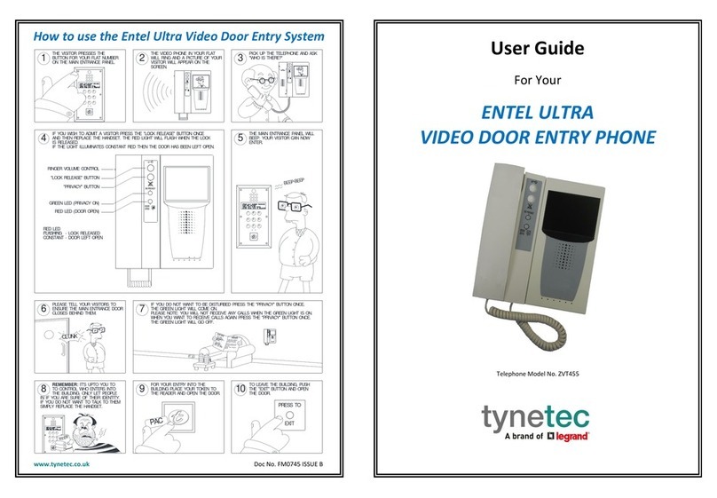 Tynetec Entel Ultra User manual Tynetec Entel Ultra User manual