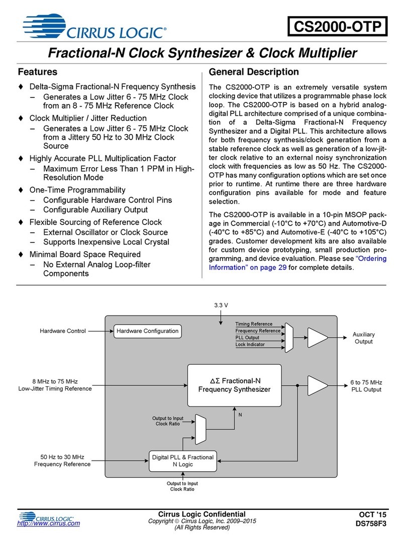 Cirrus Logic CS2000-OTP General description