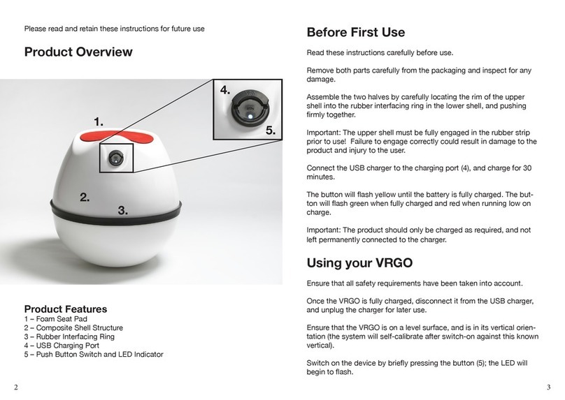 VRGO VRGO Chair instruction manual VRGO VRGO Chair instruction manual