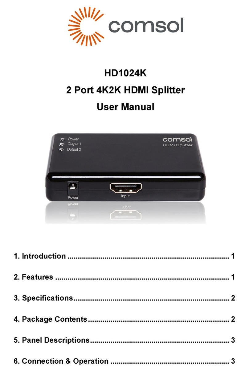 COMSOL HD1024K user manual