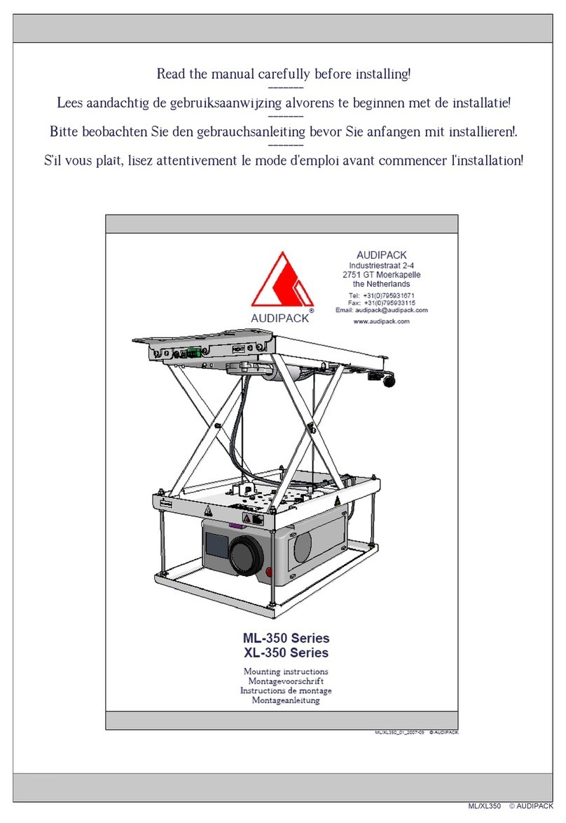 Audipack ML-350 Series User manual