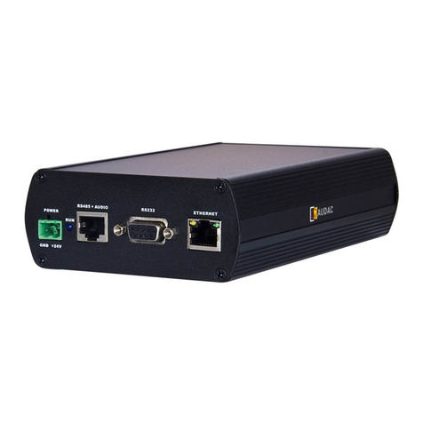AUDAC AMP523 Installation instructions