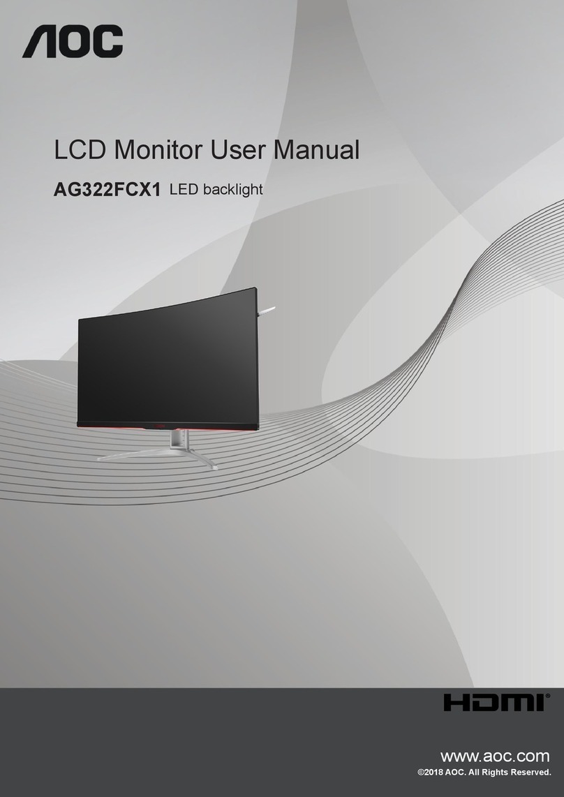 AOC AG322FCX1 User manual