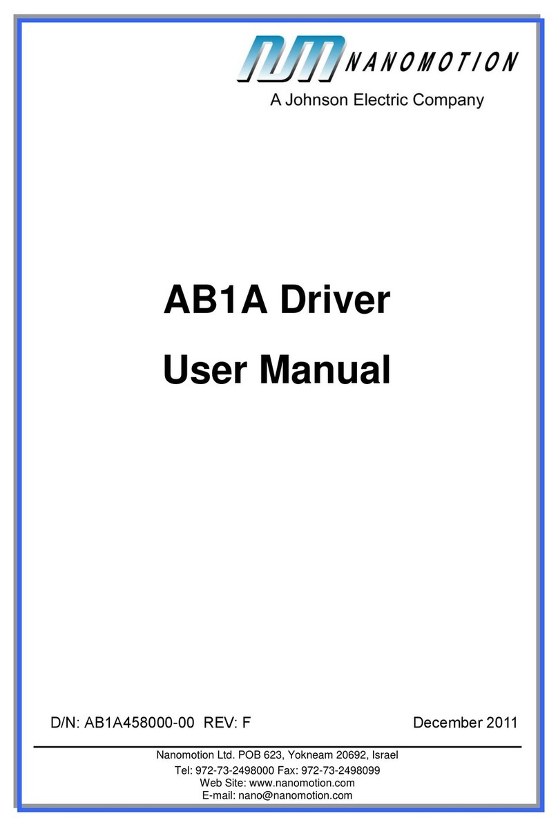 Johnson Electric Nanomotion AB1A User manual