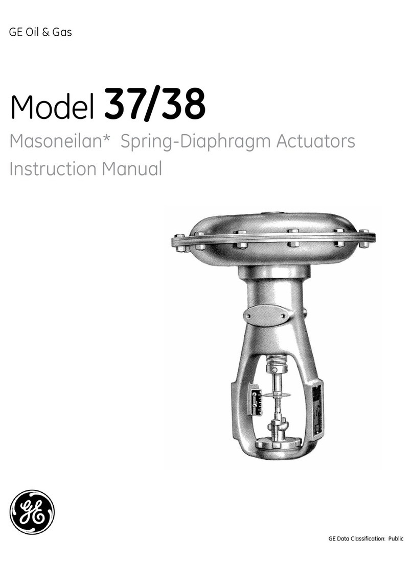 GE Masoneilan 37 User manual