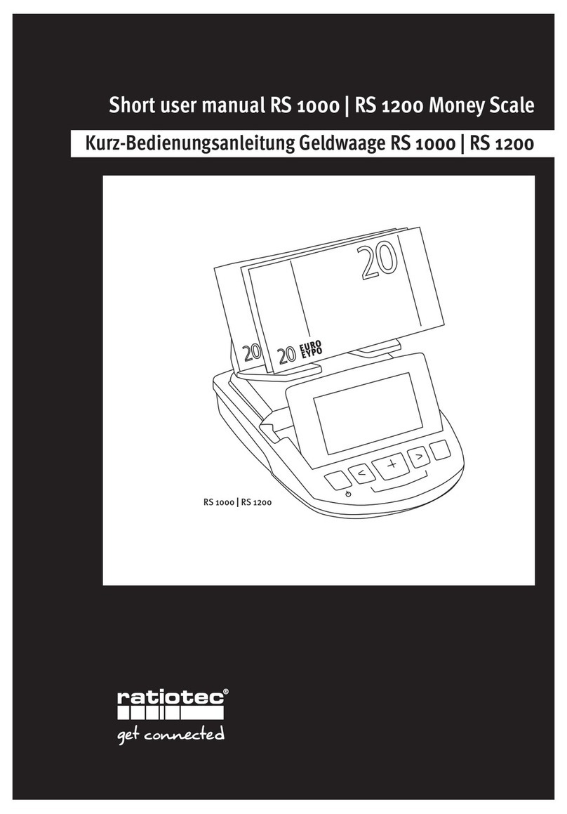 ratiotec RS 1200 Short user manual