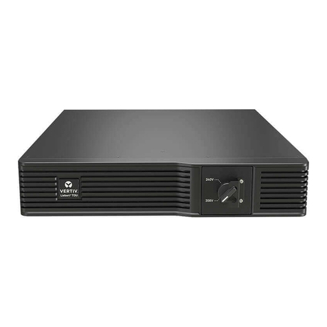 Vertiv Liebert TDU-3500RTL620 User manual