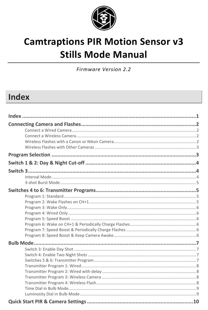 Camtraptions PIR V3 manual