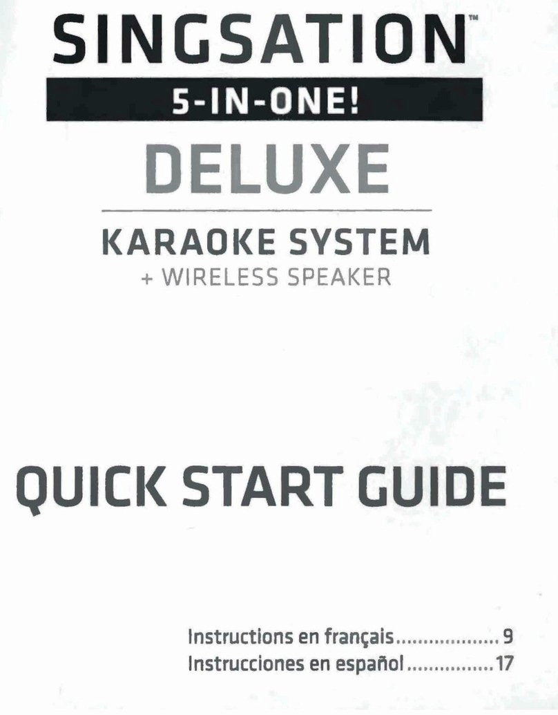 Singsation 5-in-One! DELUXE User manual