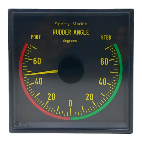 SperryMarine Rudder Angle Indicator System Operation, Installaion and Service Manual