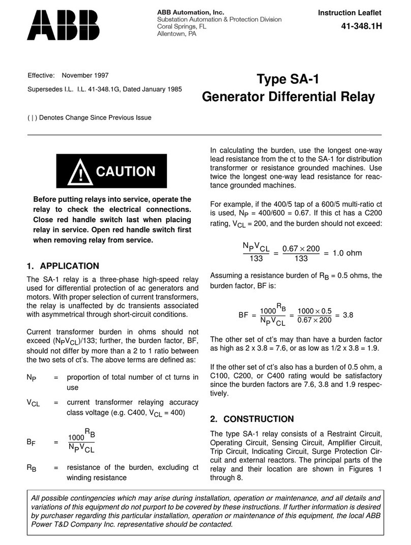 ABB SA-1 Manual