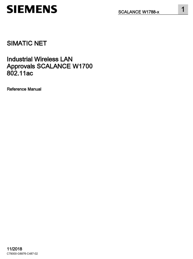 Siemens SIMATIC NET Series Reference manual