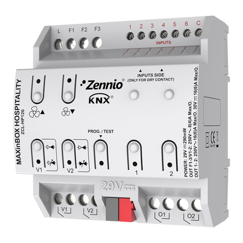 Zennio MAXinBOX Hospitality ZCL-HP126 user manual