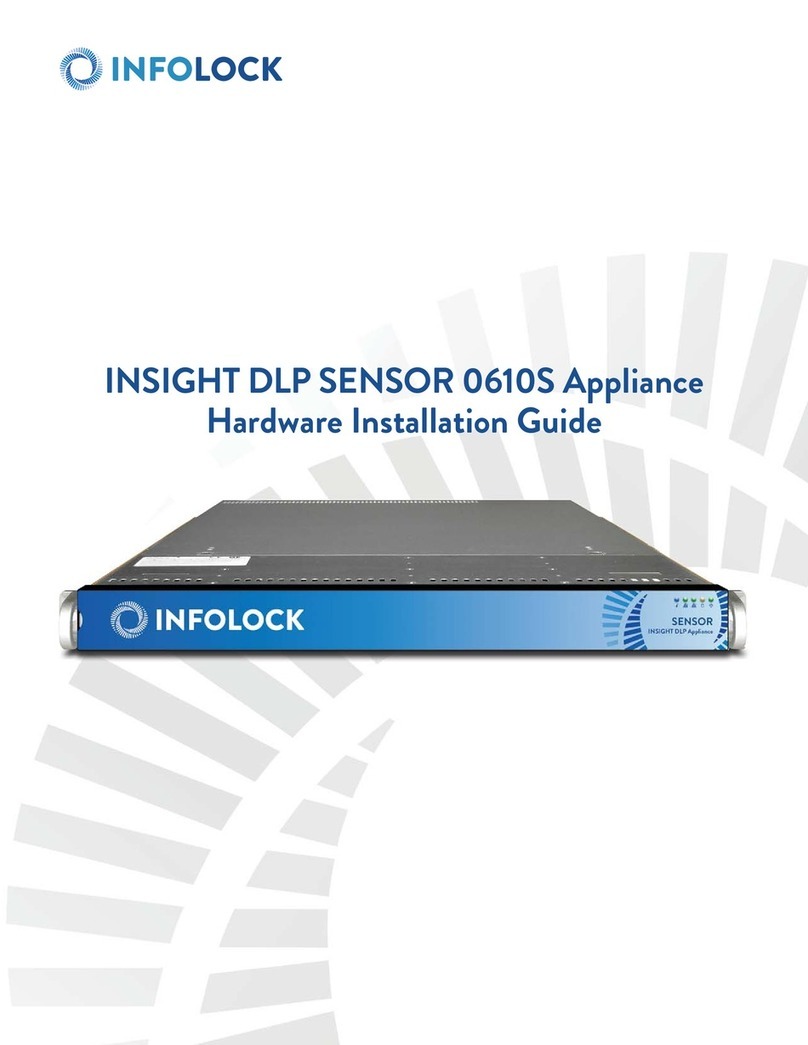 Infolock INSIGHT DLP SENSOR 0610S Hardware installation guide