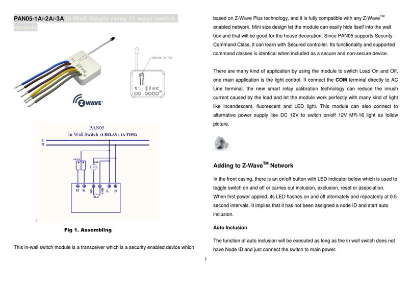 Philio PAN05-1A User manual