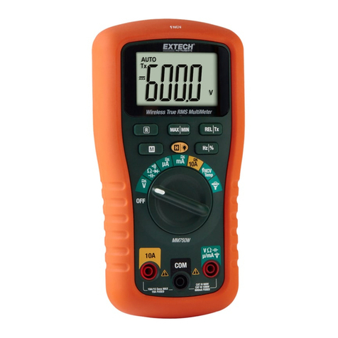Extech Instruments MM750W User manual