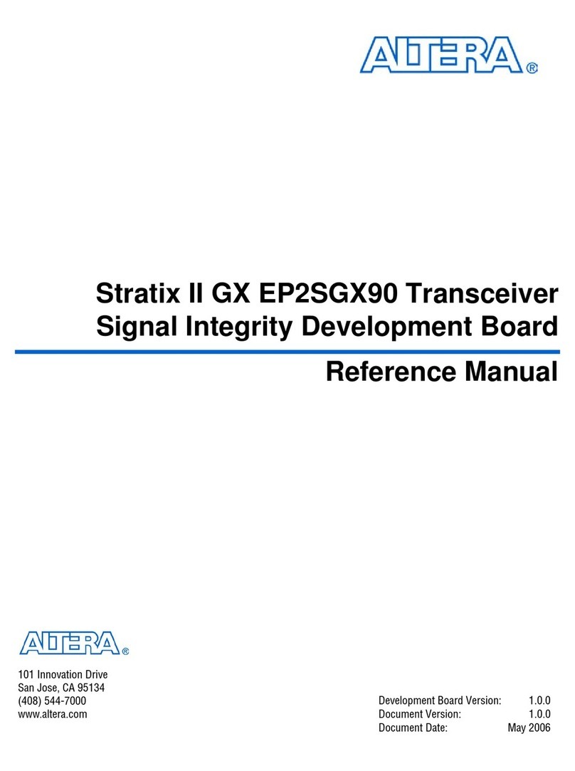 Altera Stratix II GX EP2SGX90 Reference manual