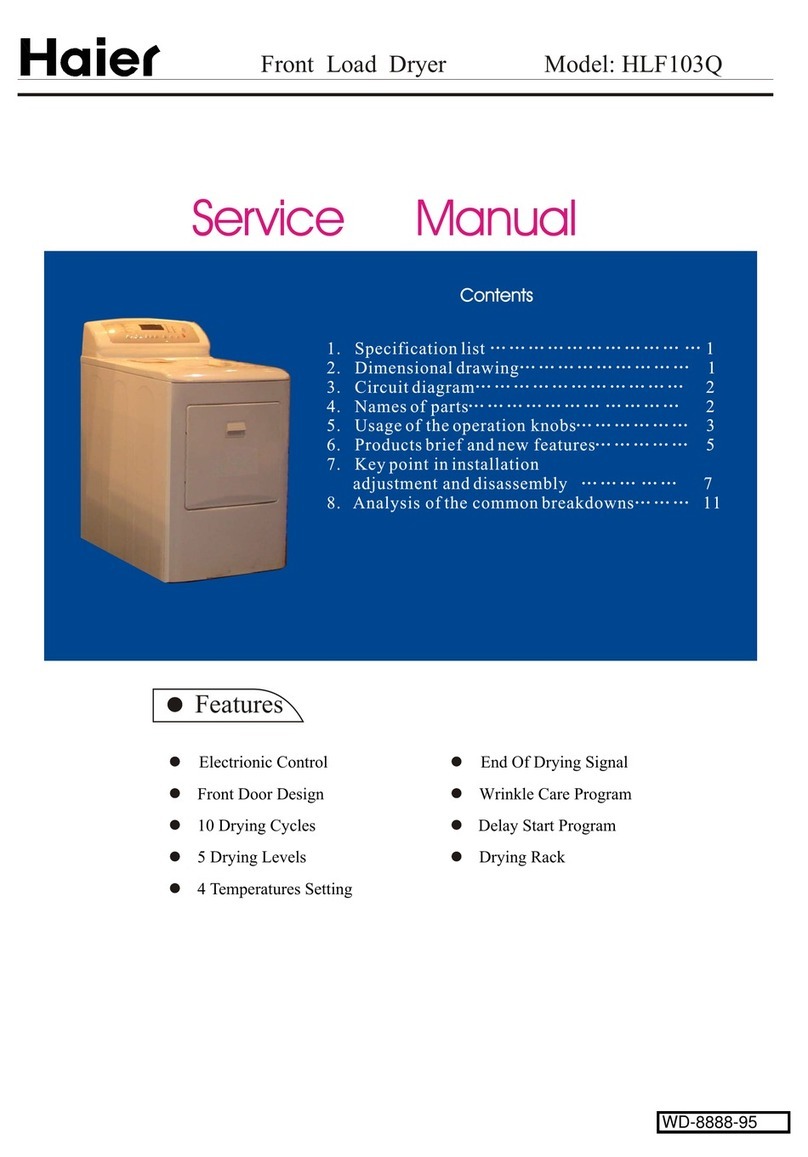 Haier Ginesis HLF103Q Service manual