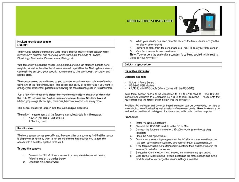 NeuLog NUL-211 User manual