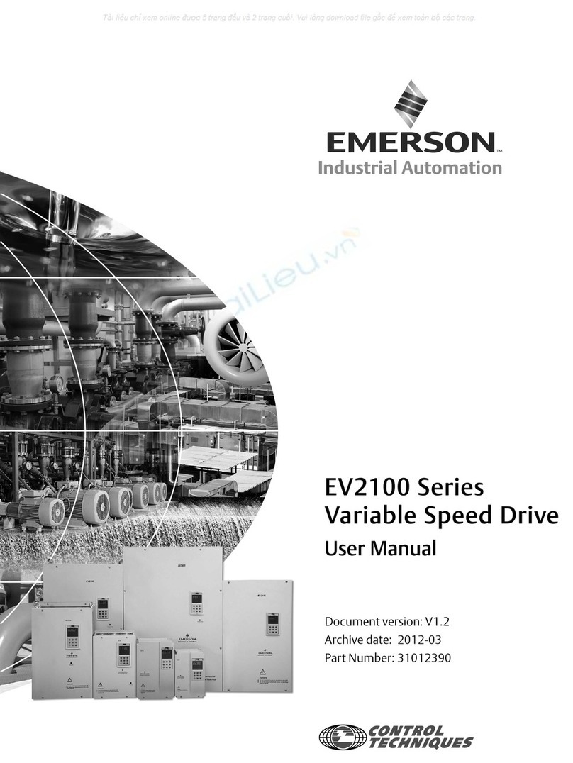 Emerson EV2100 Series user manual