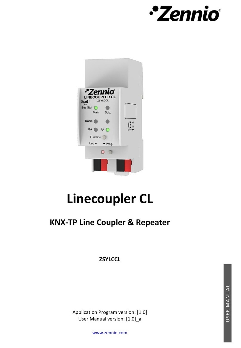 Zennio Linecoupler CL user manual
