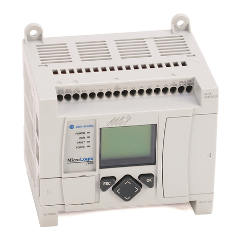 Rockwell Automation Allen-Bradley MicroLogix 1100 User manual Rockwell Automation Allen-Bradley MicroLogix 1100 User manual