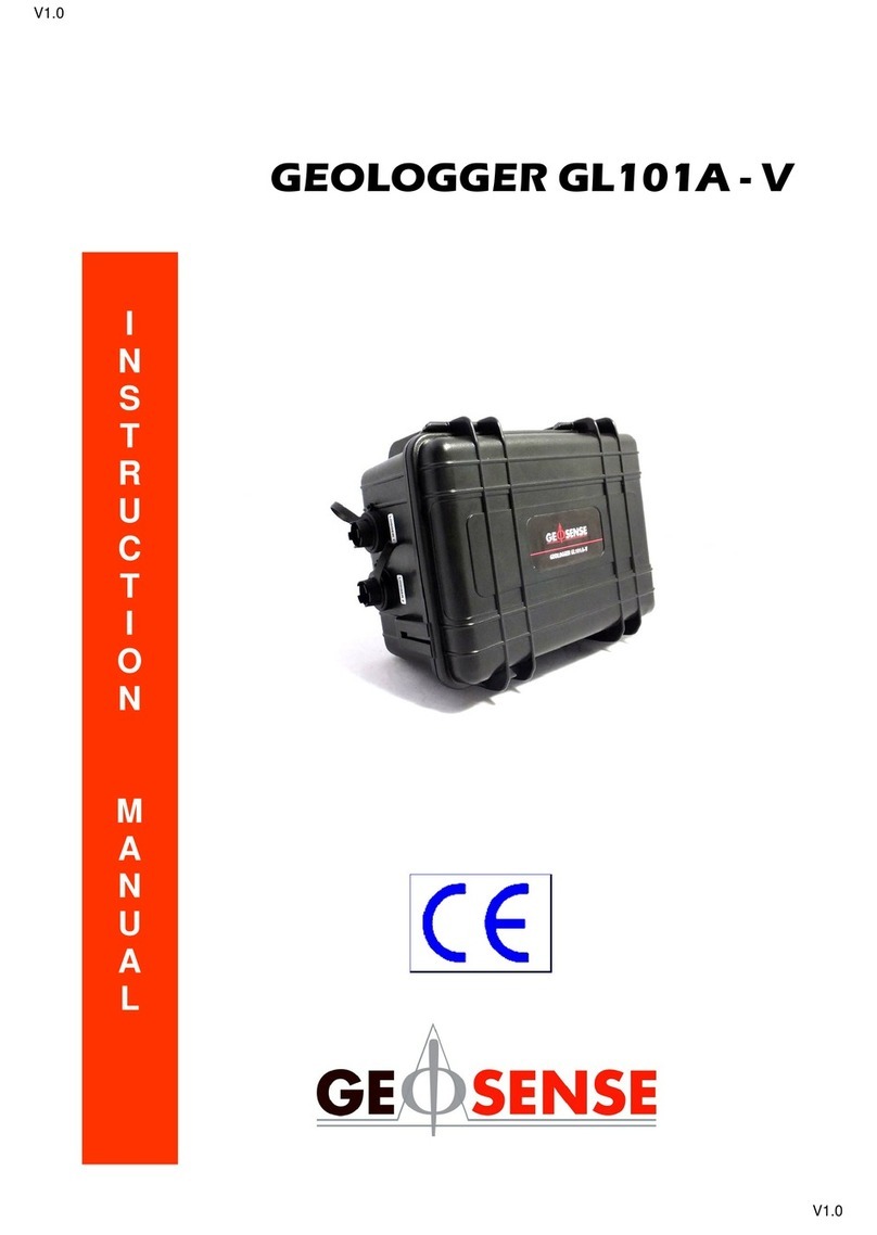 Geosense Geologger GL101A-V instruction manual