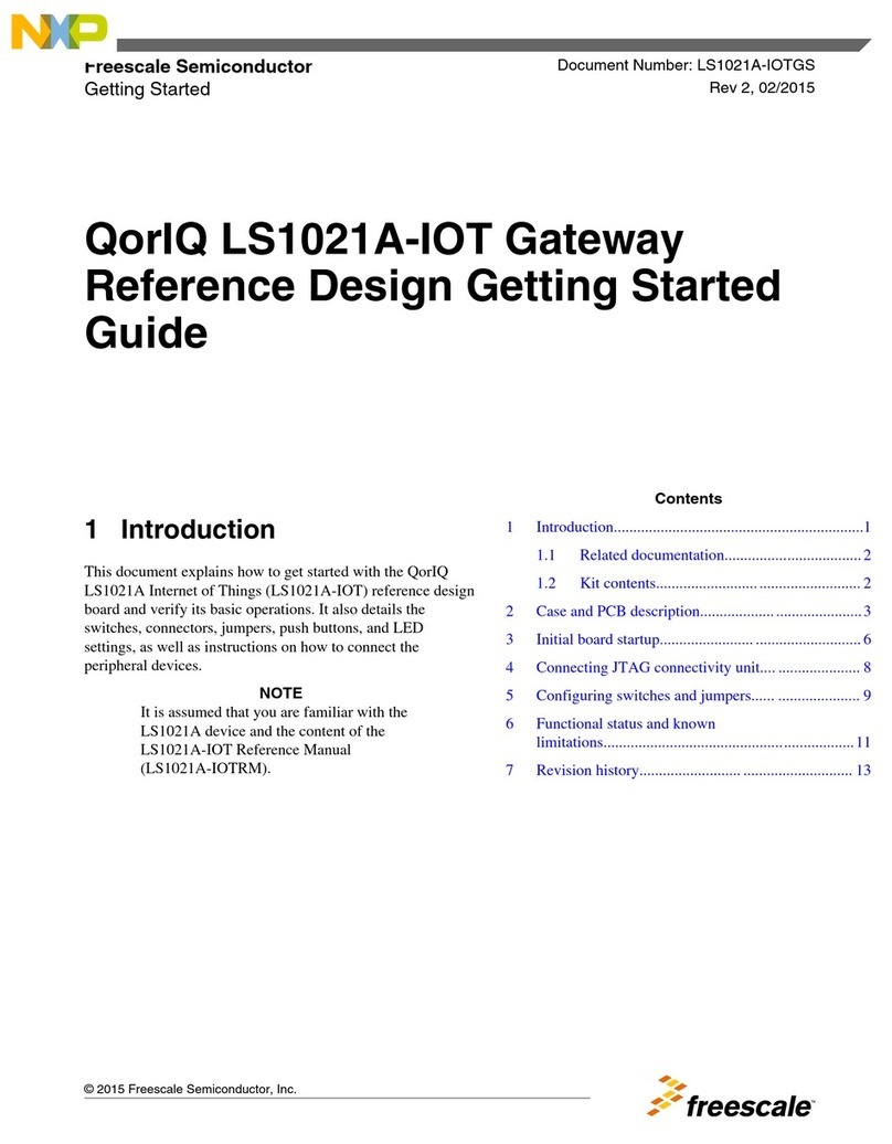 Freescale Semiconductor QorIQ LS1021A-IOT User manual