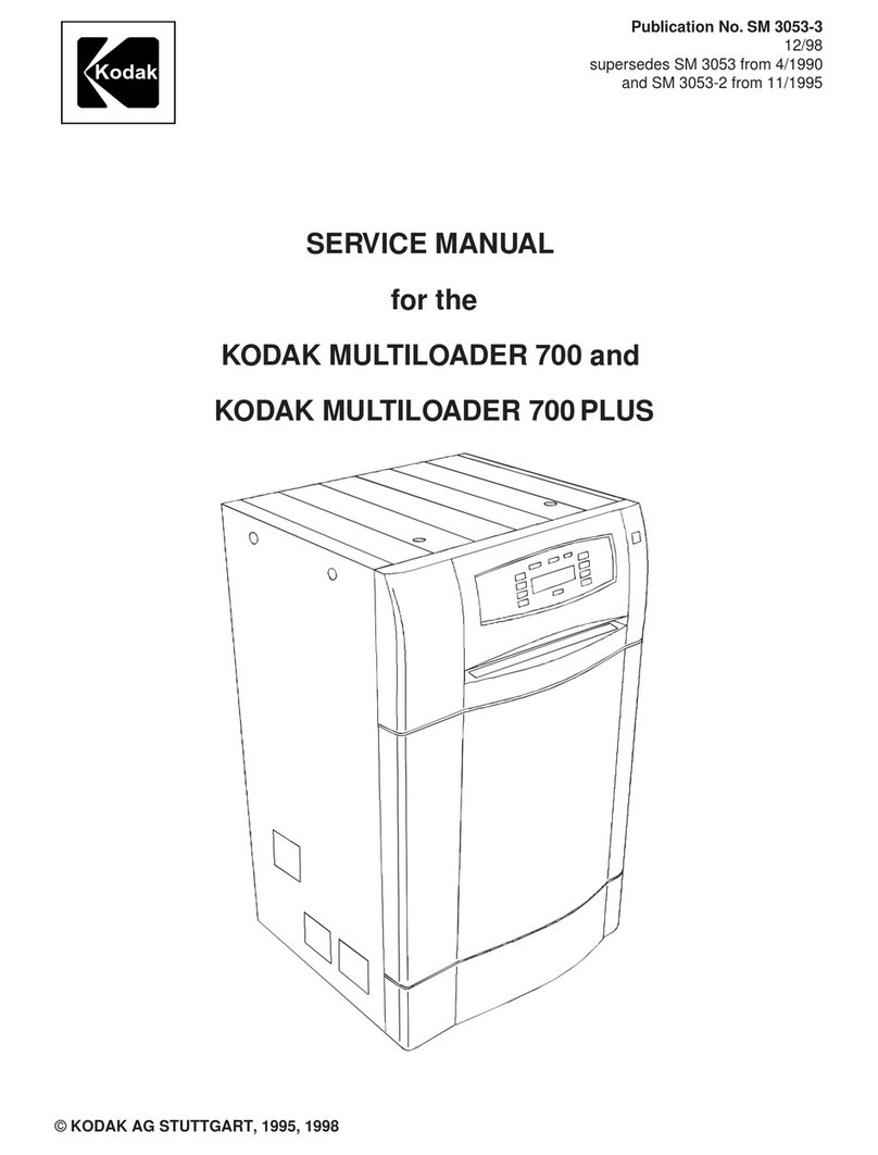 Kodak MULTILOADER 700 Service manual